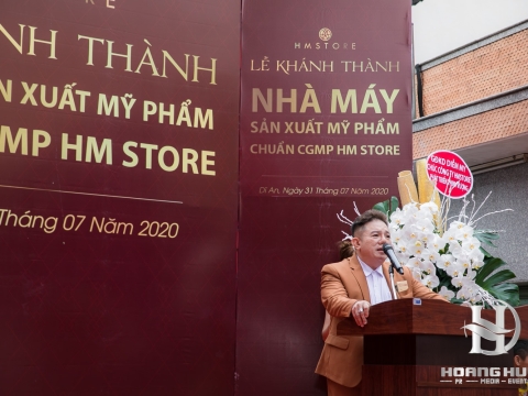 LỄ KHÁNH THÀNH NHÀ MÁY SẢN XUẤT MỸ PHẨM HM STORE