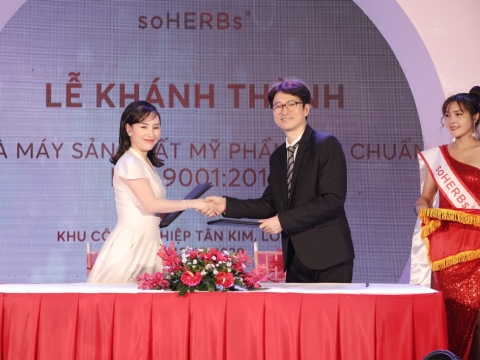 LỄ KHÁNH THÀNH NHÀ MÁY SẢN XUẤT MỸ PHẨM soHERBS