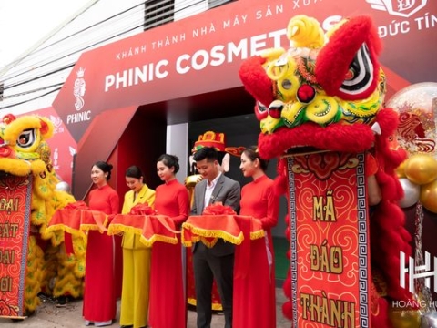 LỄ KHÁNH THÀNH NHÀ MÁY PHINIC CỦA ĐỨC TÍN GROUP 