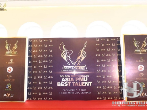 GOLDEN MASTERCLASS ASIA PMU BEST TALENT 2018 - ĐẠI HỘI PHUN XĂM CHÂN MÀY THẨM MỸ CHÂU Á