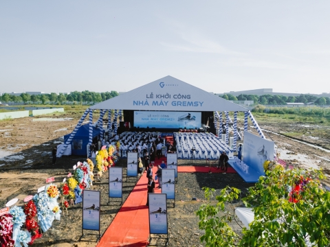 HOÀNG HUY MEDIA ĐỒNG HÀNH CÙNG GREMSY TỔ CHỨC LỄ KHỞI CÔNG NHÀ MÁY CÔNG NGHỆ CAO TẠI TP. THỦ ĐỨC