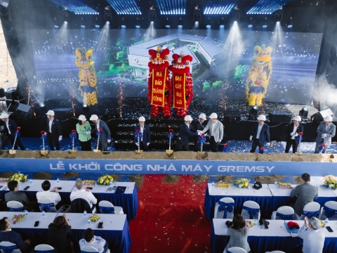 HOÀNG HUY MEDIA ĐỒNG HÀNH CÙNG GREMSY TỔ CHỨC LỄ KHỞI CÔNG NHÀ MÁY CÔNG NGHỆ CAO TẠI TP. THỦ ĐỨC