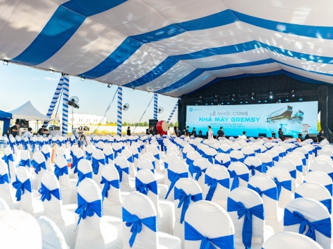 HOÀNG HUY MEDIA ĐỒNG HÀNH CÙNG GREMSY TỔ CHỨC LỄ KHỞI CÔNG NHÀ MÁY CÔNG NGHỆ CAO TẠI TP. THỦ ĐỨC